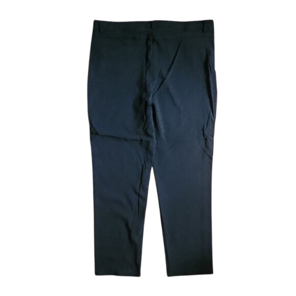 89th & Madison Pants Womens Size 16P 16 Petite Solid Black Comfort Waist Pockets - Picture 4 of 4